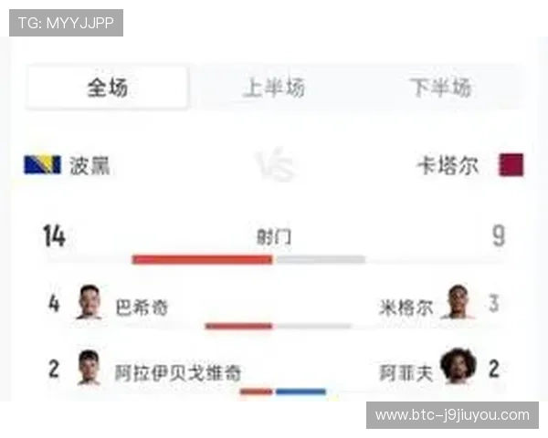 世界杯波黑与卡塔尔比赛中的控球率、射门次数等核心技术统计指标详解